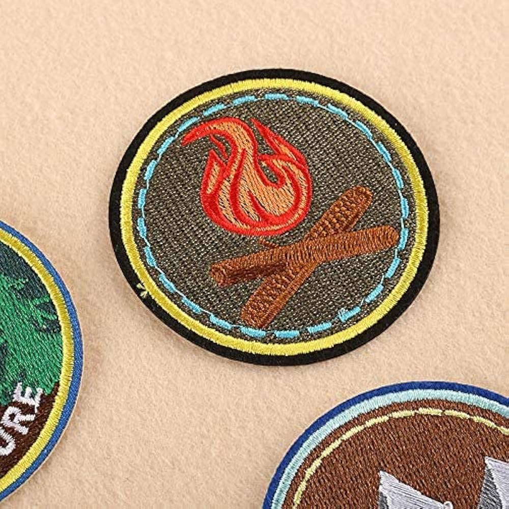 Amazon.co.jp: アウトドア デザイン ワッペン 9個セット : ホビー